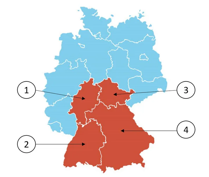 Illustration for Bayern state question 8