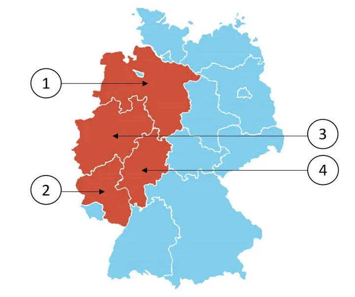 Illustration for Nordrhein-Westfalen state question 8